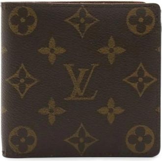 Louis Vuitton Pre-owned Canvas Bi-fold Wallet - Dames - Vintage Accessoires - Bruin - ONE Size - Vintage