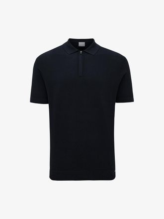 Gentiluomo Polo Zip | Donkerblauw