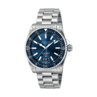 Gucci Duikhorloge - Heren - Accessoires - Grijs - Maat: ONE Size