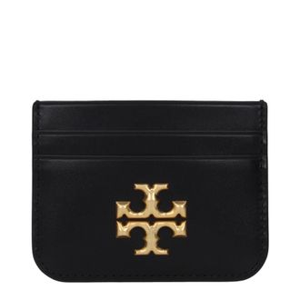 Tory Burch Tory Burch Eleanor Damens Dokumentenhalter aus Leder, Schwarz