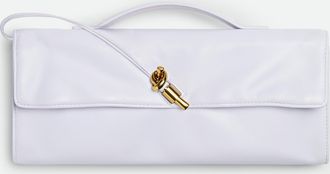 Bottega Veneta Andiamo Clutch - Purple - Woman - 100% Lambskin