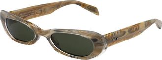 Retro Superfuture IZIPHO BOOGIE BAX Mens Sunglasses Brown Size 52