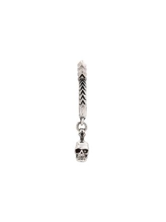 Emanuele Bicocchi skull hoop earring - Silver