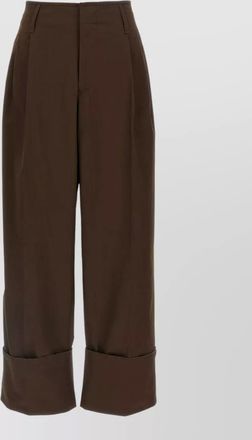 Darkpark diana trousers pleated front belt loops