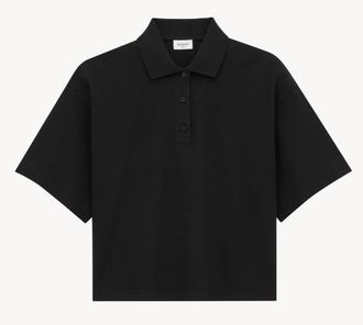 Saint Laurent Polo Oversized Pique Coton Pol