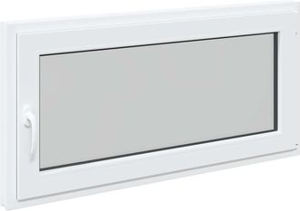 vidaXL Color Interno De Ventana De S&oacute;tano Blanco Risor 120 X 60 Cm Vidaxl