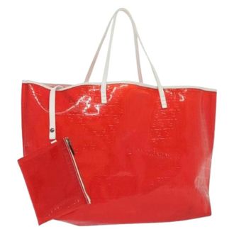 Fendi Pre-owned Canvas fendi-bags - Dames - Pre-owned - Rood - Maat: ONE Size Leer
