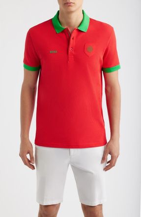 BOSS Lux Paddy Cotton Polo in Portugal at Nordstrom, Size X-Large