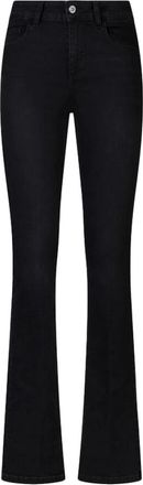 Liu Jo Jeans, Dames, Zwart, W30, Katoen, Bootcut Bottom Up Jeans
