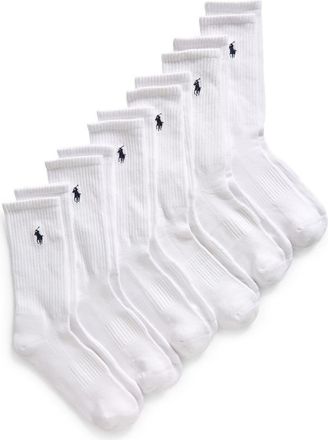 Polo Ralph Lauren Assorted 6-Pack Crew Socks in White at Nordstrom