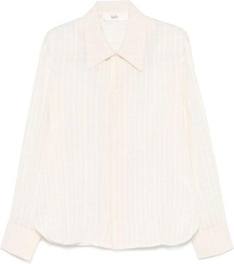 S&eacute;fr Ignacio Shirt - Heren - Casual Overhemden - Wit - XL - Katoen - Overhemden