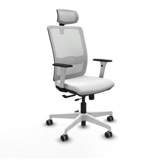 Piqueras y Crespo Piqueras Y Crespo Silla Haches Blanca Confortable De Oficina