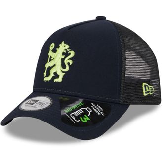 New Era Adjustable Mesh Trucker Cap - FC Chelsea Navy - One Size