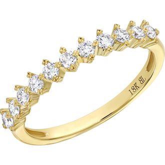 Bony Levy Mykonos Diamond Stacking Ring in 18K Yellow Gold at Nordstrom, Size 6.5