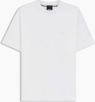 HUGO BOSS Mens BOSS Black C Tames 98 T-Shirt 100 White - Size: 46