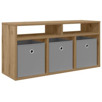 vidaXL Mueble Bajo Con Caj&oacute;n Roble Artesanal 87 X 27,5 X 43 Cm Vidaxl
