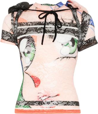 Ottolinger T-shirt con cappuccio - Rosa