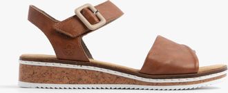 Rieker V3691-22 Womens Sandals Brown - Size UK 7.5