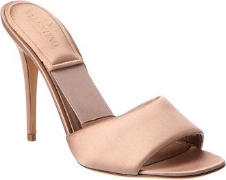 Valentino Vlogo Signature 105 Satin Sandal