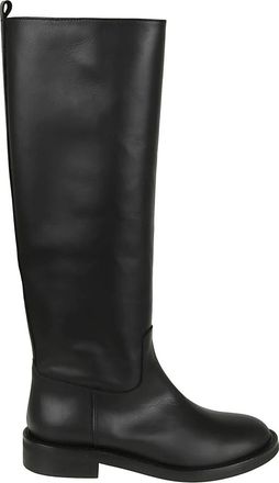 Via Roma 15 3612 Enkellaars - Dames - Hoge Laarzen - Zwart - 36 EU - Leer - Schoenen