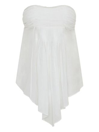 CHRISTOPHER ESBER Anemoi top met geplooide details - Wit