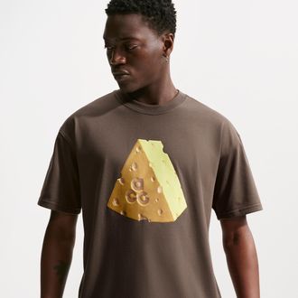 Nike Mens Nike ACG Dri-FIT T-Shirt in Brown | IH1316-004