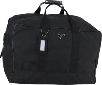 Prada Pre-owned Weekend Bags, female, Black, Size: ONE SIZE Pre-owned Weekend Bag