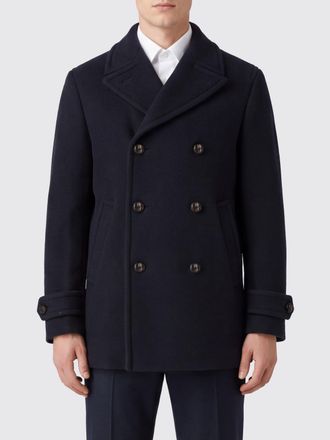 Slowear Caban doppiopetto in misto viscosa con revers e cinturini ai polsi