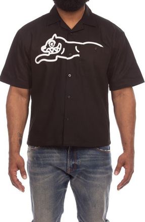 Icecream Camper Short Sleeve Button-Up Shirt in Black at Nordstrom, Size Xx-Large