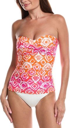 Anne Cole Liz Twist Strapless Tankini