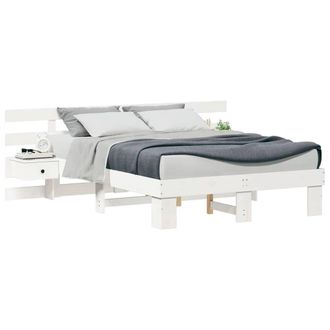 Berkfield Home Modern with Drawer White 120 x 190 cm Solid wood