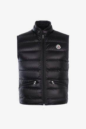 Moncler Steppweste aus glänzendem Nylon Gui