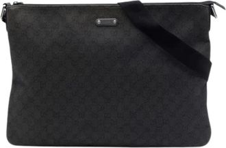 Gucci unisex, Pre-owned, Zwart, Maat: ONE Size Denim