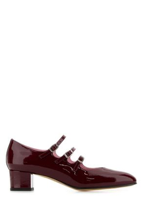Carel Maroon Leather Pumps