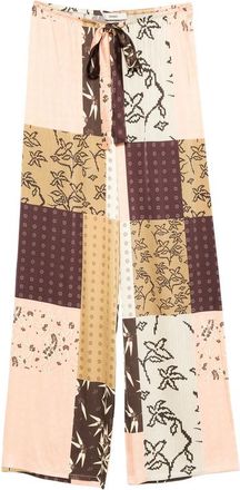 Siedres Manoce Floral-detail Trousers