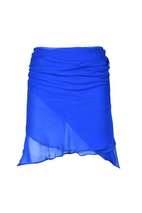 LaQuan Smith Pareo Skirt - Blue