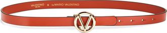 Mario Valentino Giusy Logo Baby Buckle Belt in Rust at Nordstrom Rack, Size X-Large
