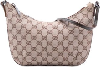 Gucci 2000-2015 GG Canvas shoulder bag - Marrone