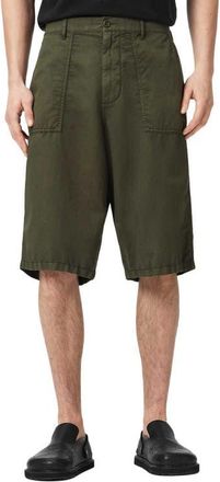 AllSaints Echo Relaxed Fit Shorts in Mangrove Green at Nordstrom, Size 32