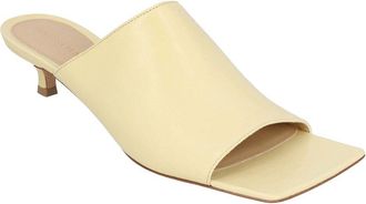 Bottega Veneta Womens Lambskin Leather Stretch Mule, Size 37, Never Worn (Authentic Pre-Loved)