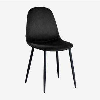 Sklum Pack De 4 Sillas De Comedor Glamm Sklum Negro