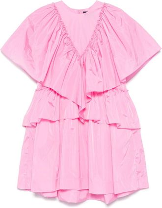 Simone Rocha Ruffled Mini Dress - Womens - Polyamide