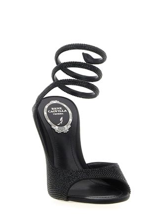 Rene Caovilla Audrey Heel - Black