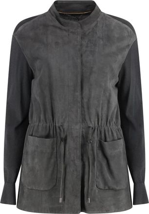 Moorer Mujer, Jerseys, Gris, Talla: S