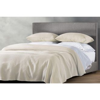 Coyuchi Cascade Matelassé Organic Cotton Sham in Undyed at Nordstrom, Size Standard