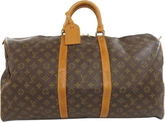 Louis Vuitton Brown Monogram Monogram Canvas Boston Bag (Pre-Owned)