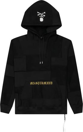 Mastermind Japan Felpa con applicazione teschio e cappuccio - Nero