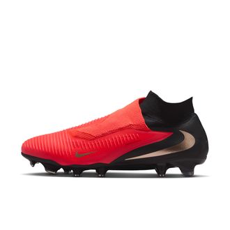 Nike Mens Phantom 6 High Pro Firm-Ground Soccer Cleats in Red | HQ2311-600