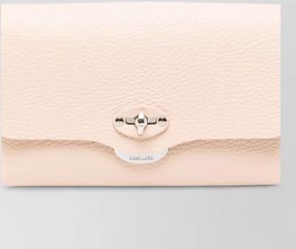Zanellato lettera daily leather crossbody clutch bag