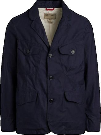 Manifattura Ceccarelli 6033 Bush Jacket - Heren - Blazers - Blauw - L - Katoen - Jassen